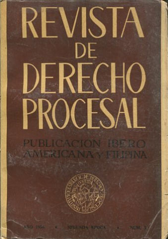 REVISTA DE DERECHO PROCESAL, AÑO 1956, Nº 2.