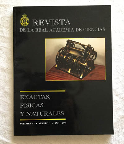 Revista de la Real Academia de Ciencias. Exactas, físicas y naturales