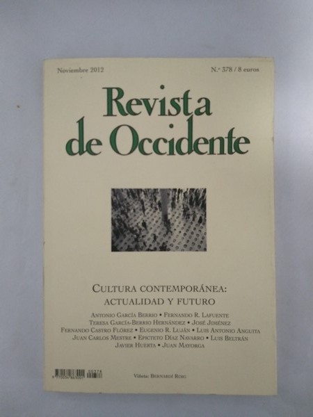 Revista de Occidente. Cultura contemporanea.