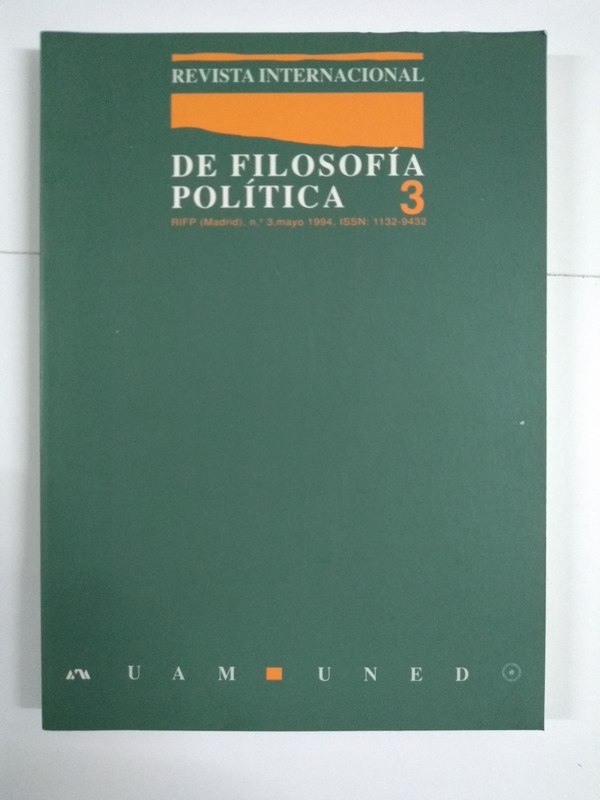 Revista Internacional de Filosofía Política, 3