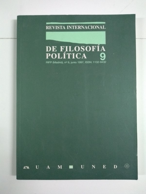 Revista internacional de filosofía política 9