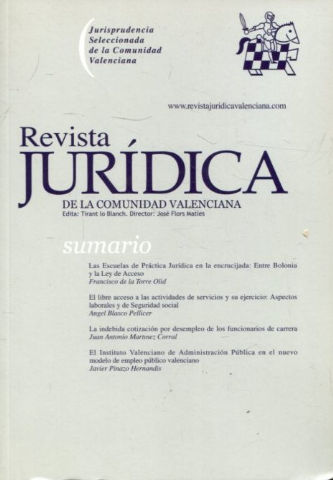 REVISTA JURIDICA DE LA COMUNIDAD VALENCIANA. NUM. 35.