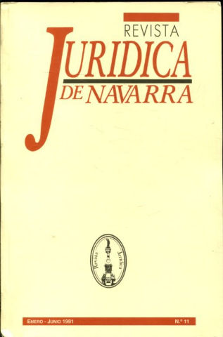 REVISTA JURIDICA DE NAVARRA. Nº 11.