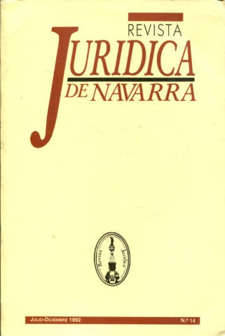 REVISTA JURIDICA DE NAVARRA. Nº 14