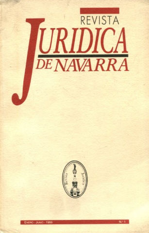 REVISTA JURIDICA DE NAVARRA. Nº 1.