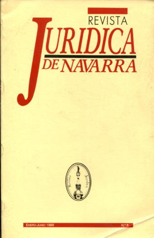 REVISTA JURIDICA DE NAVARRA. Nº 5
