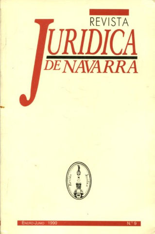 REVISTA JURIDICA DE NAVARRA. Nº 9.