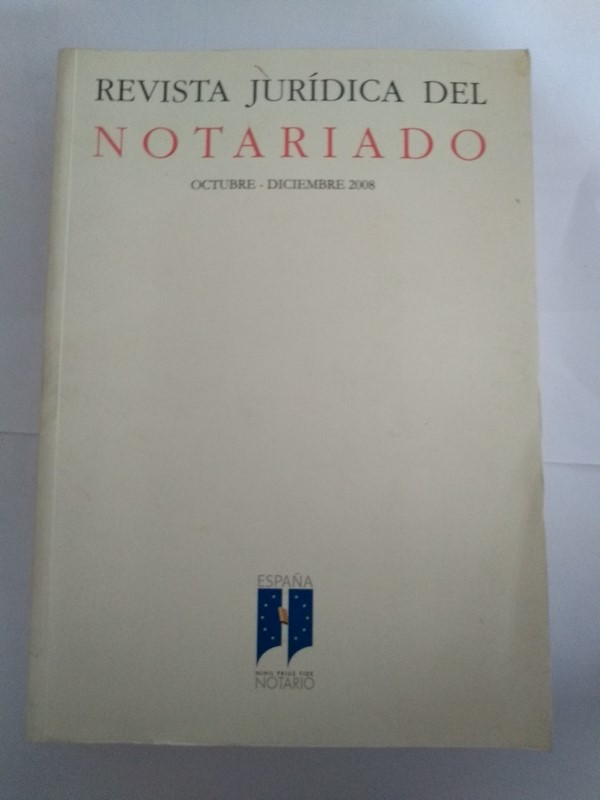 Revista Juridica del Notariado