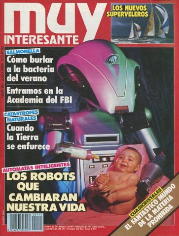REVISTA MUY INTERESANTE. Nº 110: LOS ROBOTS QUE CAMBIARAN NUESTRA VIDA.