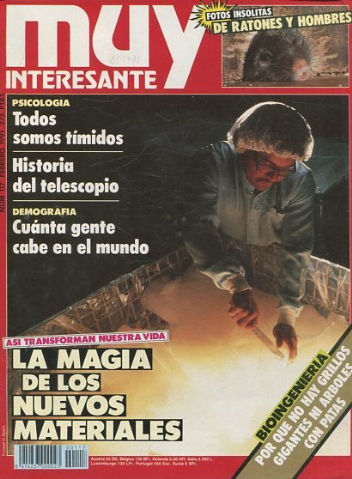 REVISTA MUY INTERESANTE. Nº 117: LA MAGIA DE LOS NUEVOS MATERIALES.