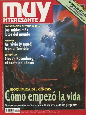 REVISTA MUY INTERESANTE. Nº 153: COMO EMPEZO LA VIDA.