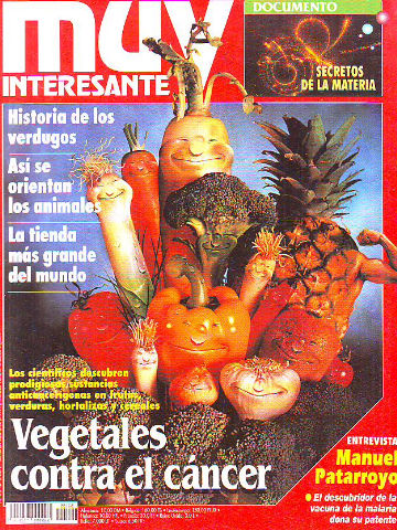 REVISTA MUY INTERESANTE. Nº: 160. VEGETALES CONTRA EL CANCER.