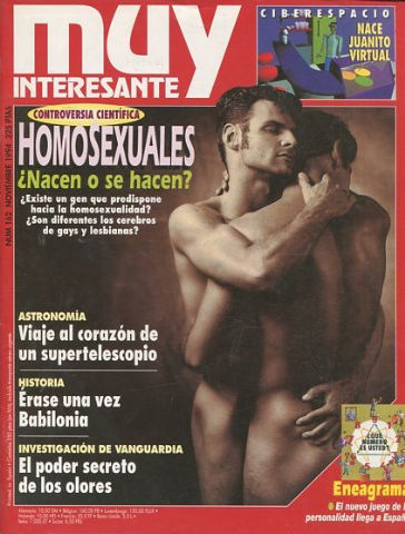 REVISTA MUY INTERESANTE. Nº 162: HOMOSEXUALES. ¿NACEN O SE HACEN?.