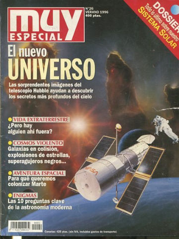 REVISTA MUY INTERESANTE. Nº 26: EL NUEVO UNIVERSO.