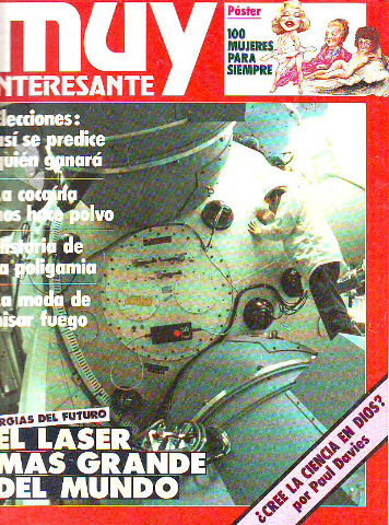 REVISTA MUY INTERESANTE. Nº: 61. EL LASER MAS GRANDE DEL MUNDO.