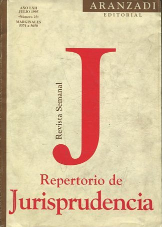 REVISTA SEMANAL. REPERTORIO DE JURISPRUDENCIA  25.