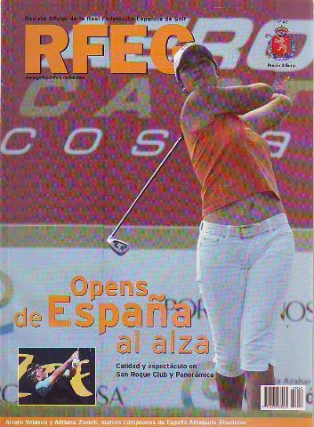 RFEG. REVISTA OFICIAL DE LA REAL FEDERACION ESPAÑOLA DE GOLF. Nº 42.