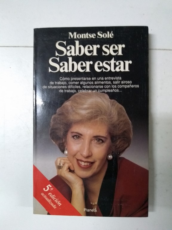 Saber ser. Saber estar