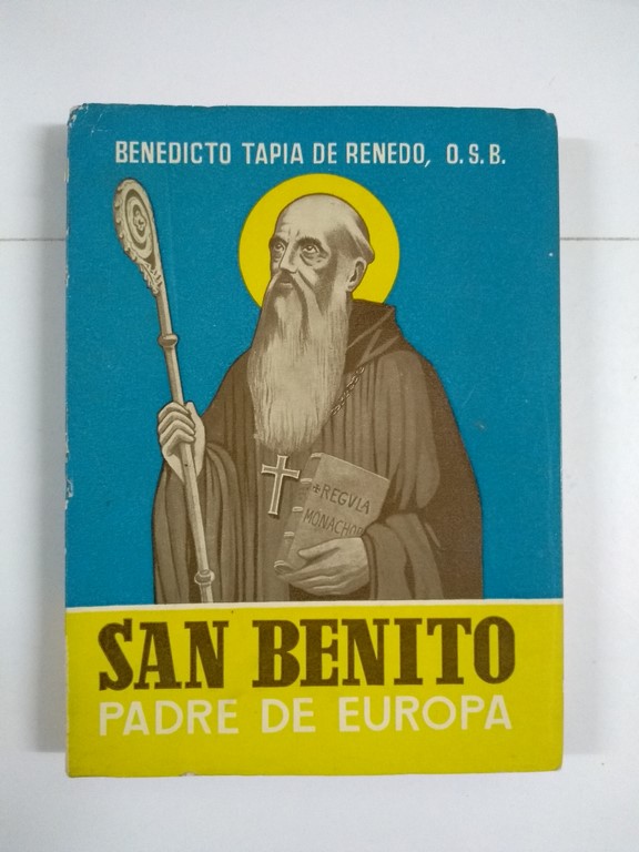 San Benito. Padre de europa.