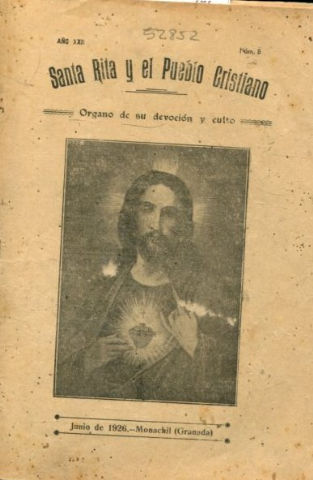SANTA RITA Y EL PUEBLO CRISTIANO, ORGANO DE SU DEVOCION Y CULTO. AÑO XXII, NUM. 6.