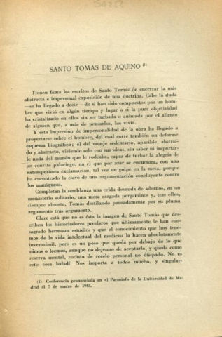SANTO TOMAS DE AQUINO.