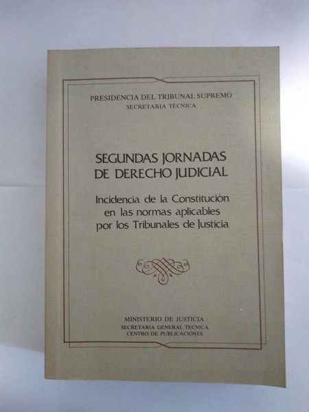 Segundas Jornadas de Derecho Judicial