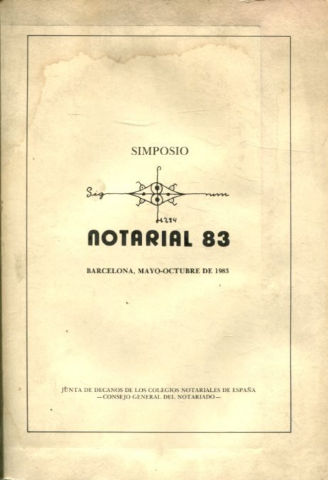 SIMPOSIO NOTARIAL 83.