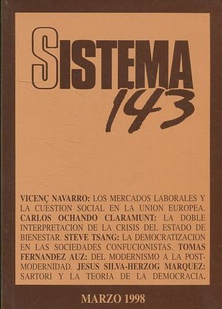 SISTEMA REVISTA DE CIENCIAS SOCIALES. MARZO 1998.