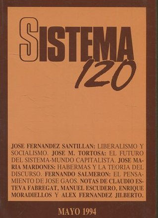 SISTEMA REVISTA DE CIENCIAS SOCIALES. MAYO 1994.
