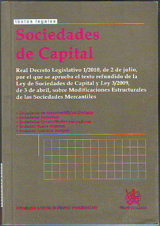 SOCIEDADES DE CAPITAL.