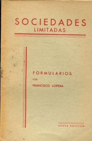 SOCIEDADES LIMITADAS.