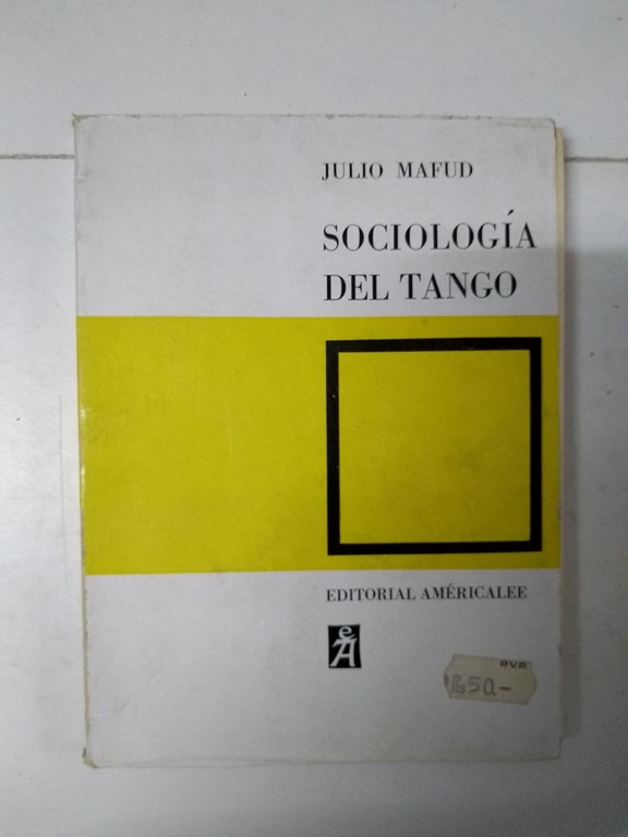 Sociología del tango