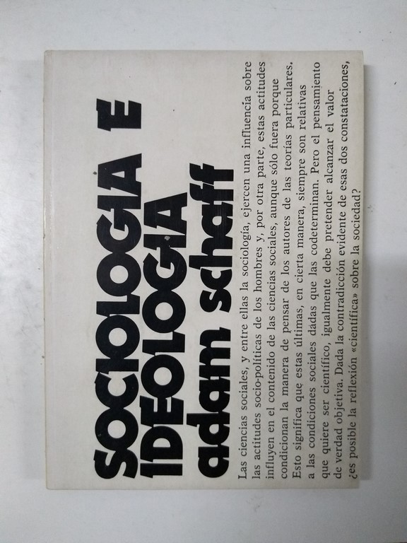 Sociología e Ideología