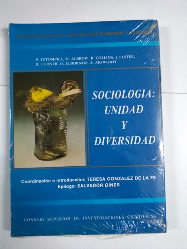 Sociología unidad y diversidad