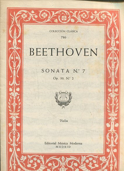 SONATA Nº 7. OP 30. Nº. 2. VIOLIN.