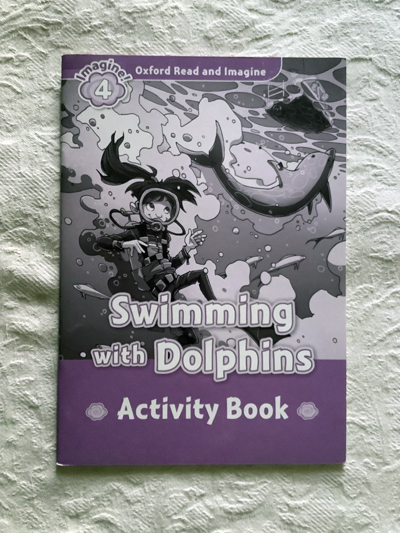 Swimming with dolphins. Activity book