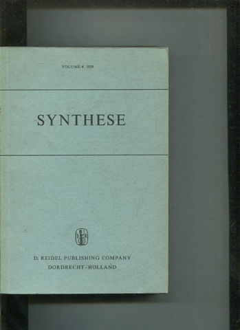SYNTHESE VOLUME 4 1939.