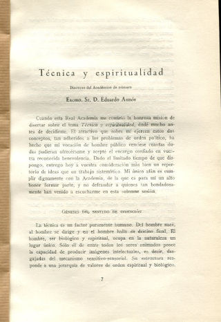 TECNICA Y ESPIRITUALIDAD.
