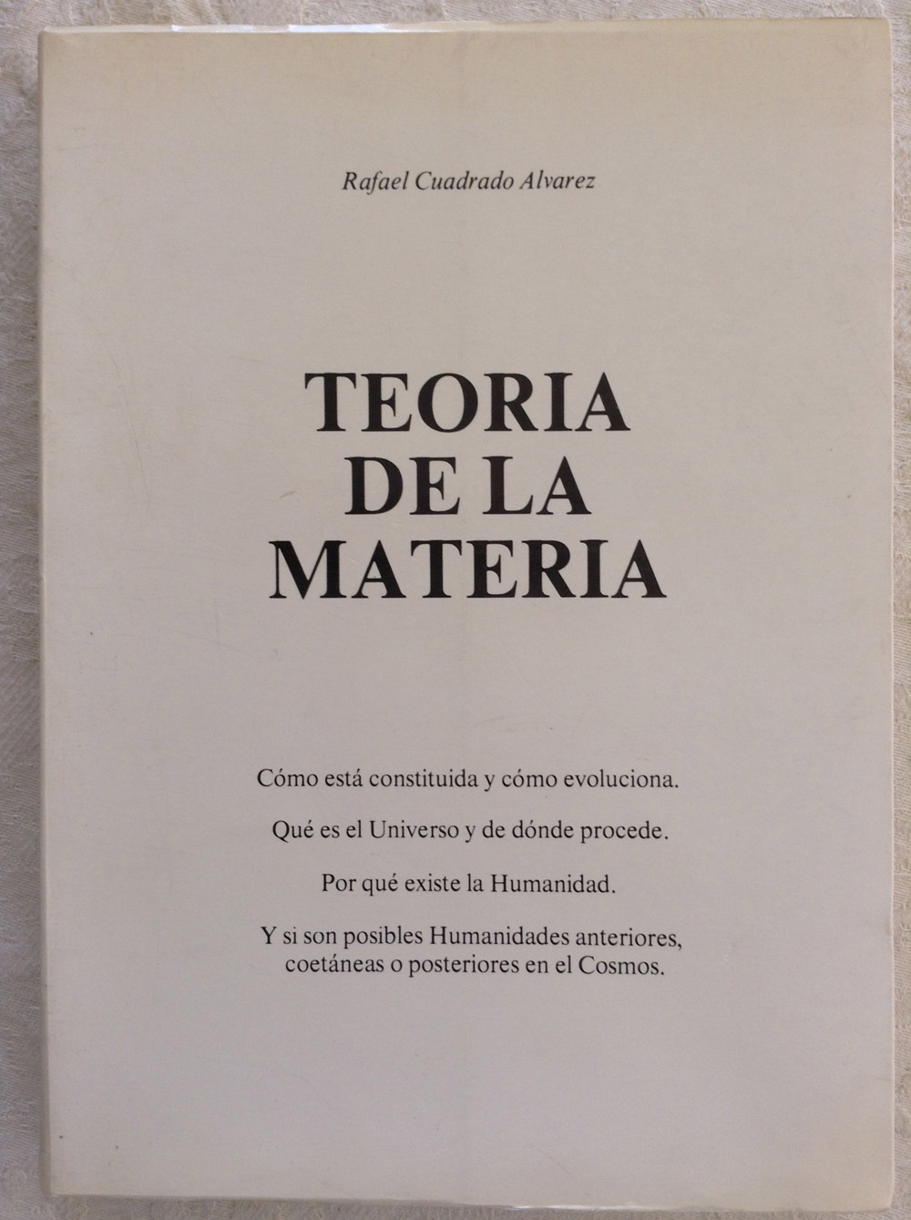 Teoría de la materia