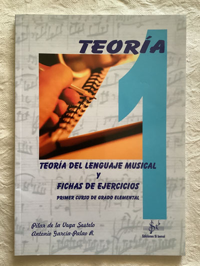 Teoría del lenguaje musical y fichas de ejercicios. Primer curso de grado elemental