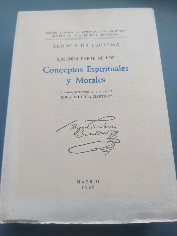 TERCERA PARTE DE LOS CONCEPTOS ESPIRITUALES Y MORALES.