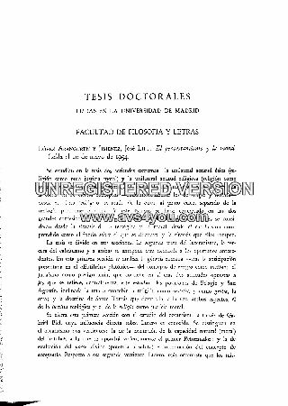 TESIS DOCTORALES LEIDAS EN LA UNIVERSIDAD DE MADRID.