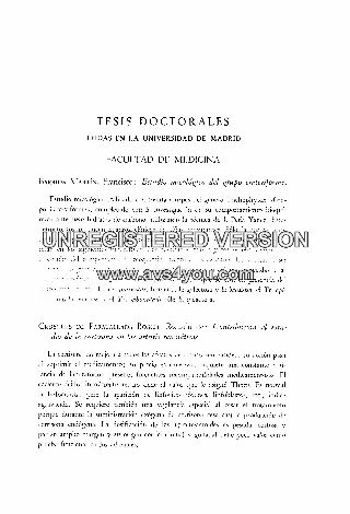 TESIS DOCTORALES LEIDAS EN LA UNIVERSIDAD DE MADRID.