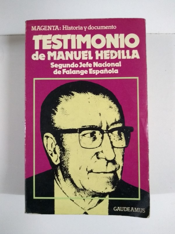 Testimonio de Manuel Hedilla