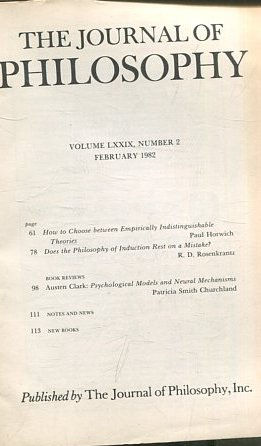 THE JOURNAL OF PHILOSOPHY. VOLUME LXXIX, NUMBER 2, FEBRUARY 1982. HOW TO CHOOSE BETWEEN EMPIRICALLY INDISTINGUISHABLE. THEORIES.