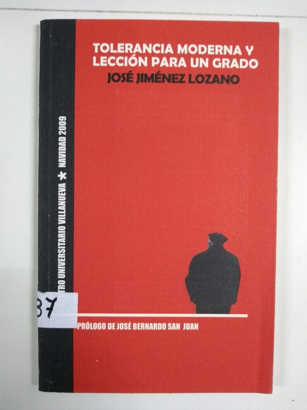 Tolerancia moderna y lección para un grado