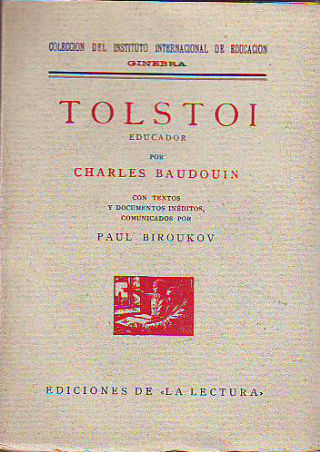 TOLSTOI EDUCADOR.