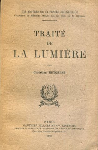 TRAITE DE LA LUMIERE.