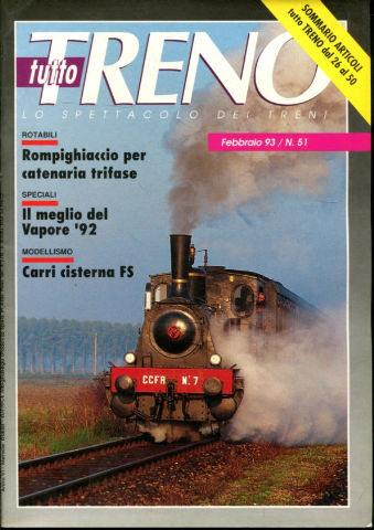 TUTTO TRENO. LO SPETTACOLO DEI TRENI. NUM. 51