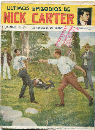 ULTIMOS EPISODIOS DE NICK CARTER. Nº 56: LOS CRIMENES DE LAS NACIONES.